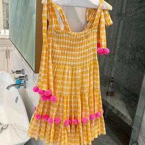 Sundress with Pom poms